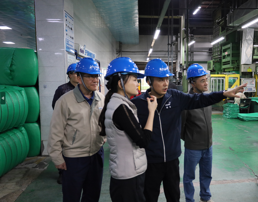 大安区区委副书记俞秉兰一行莅临我司调研